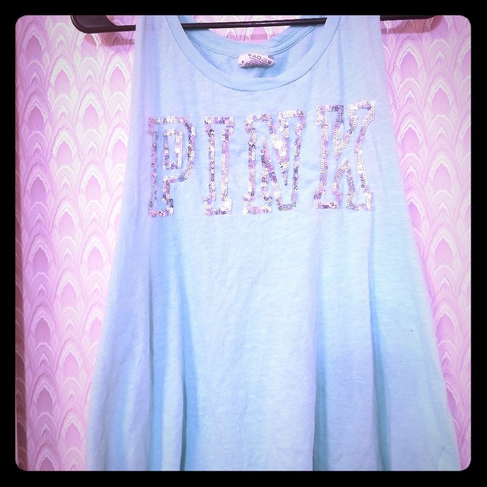 Victoria Secret Pink Sequin Tank